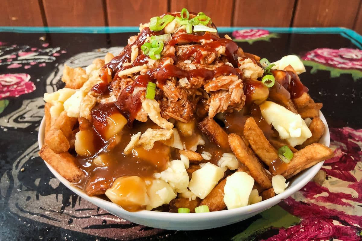 Poutine effiloché de porc / Pulled Pork Poutine