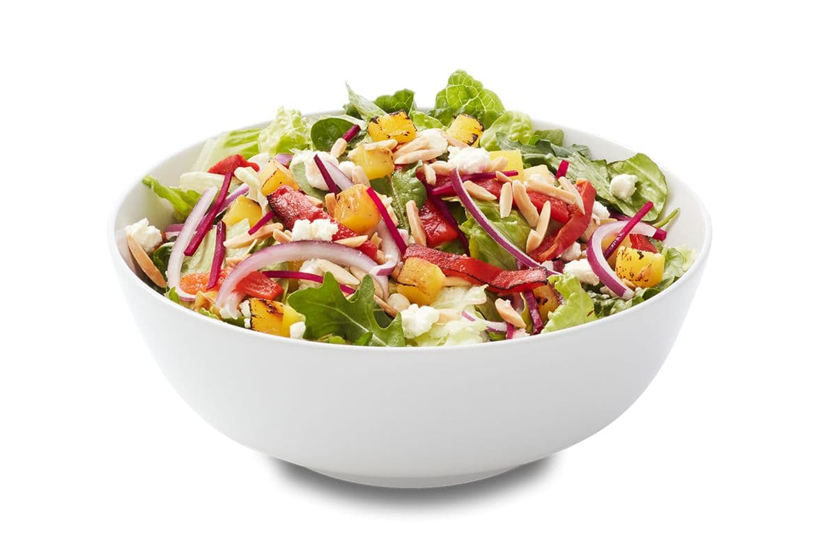 Pineapple, Beet, and Goat Cheese Salad
