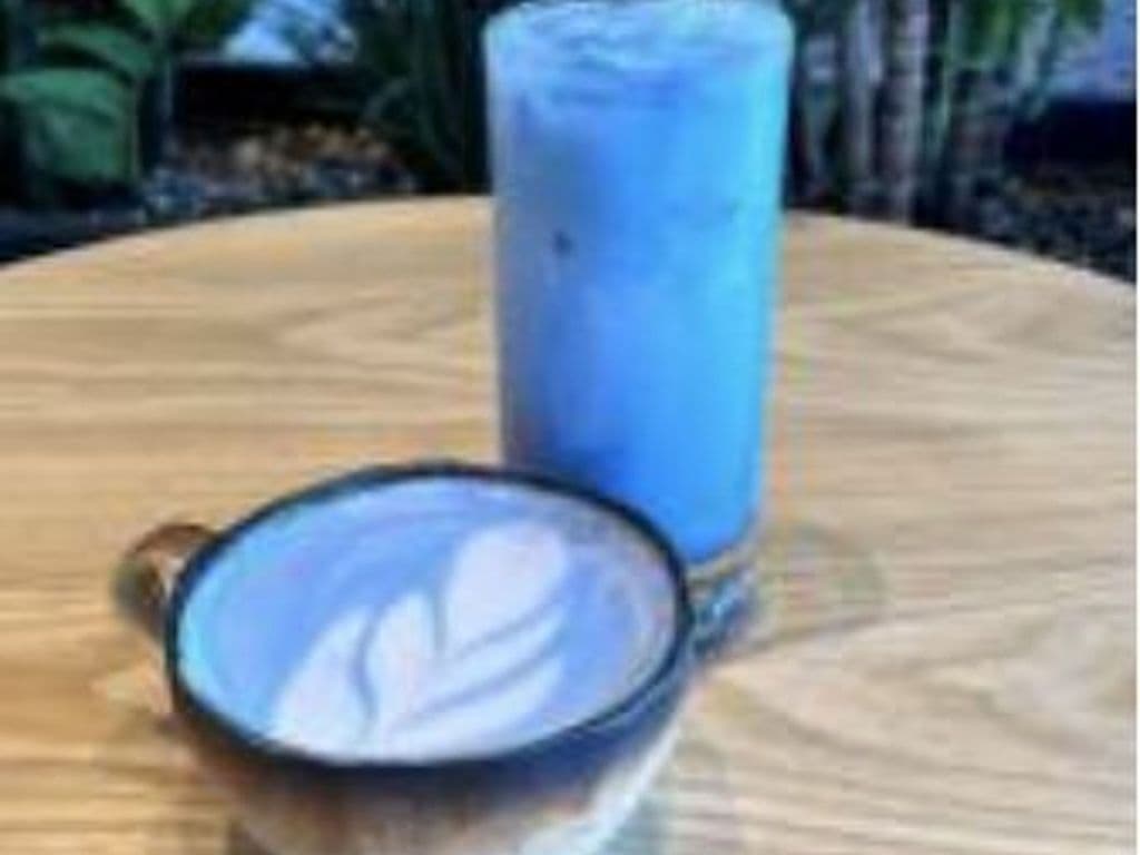 Blue Coconut Latte