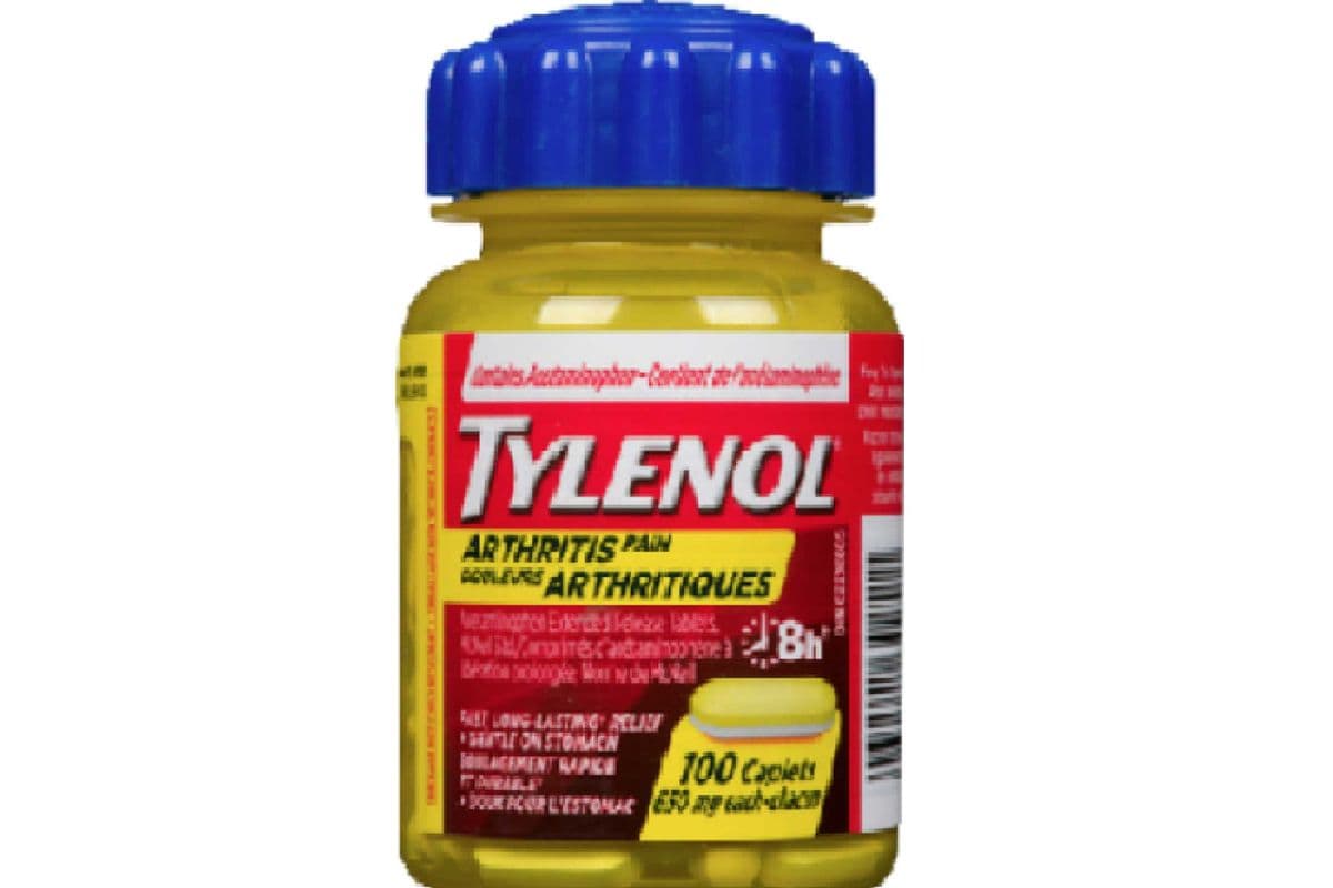 TYLENOL ARTHRITIS 8 HOUR PAIN RELIEF 650 MG 100 CAPLETS PACK
