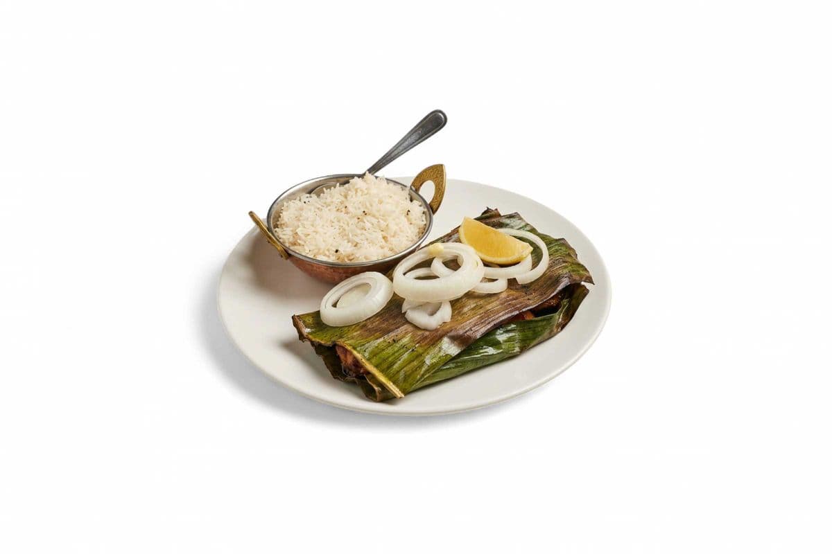 Banana Leaf Wrapped Fish-Chefs special