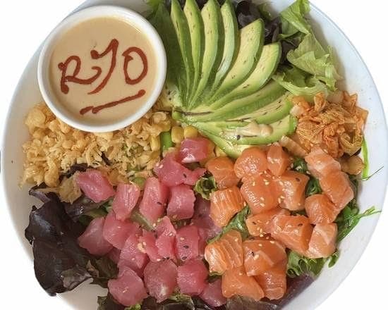 Tuna and Salmon Poke Bowl