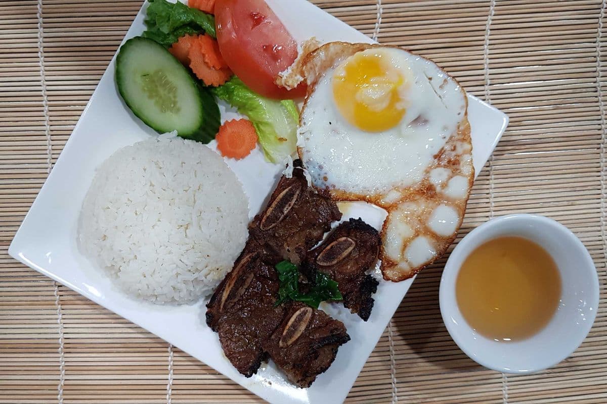 408. Beef Short Ribs and Fried Egg on Rice