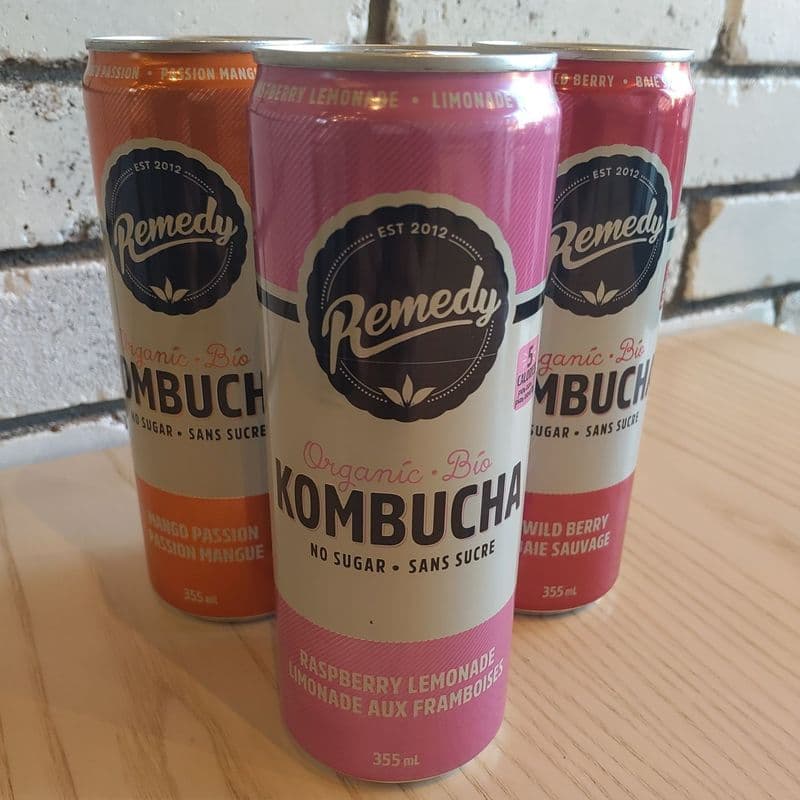 Raspberry Lemonade Remedy Organic Kombucha