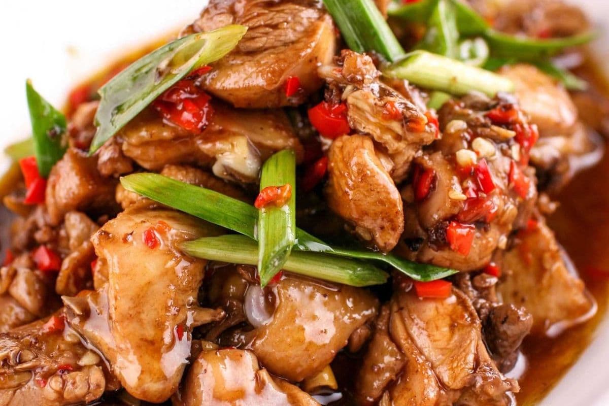 spicy ginger chicken 劲爆鸡