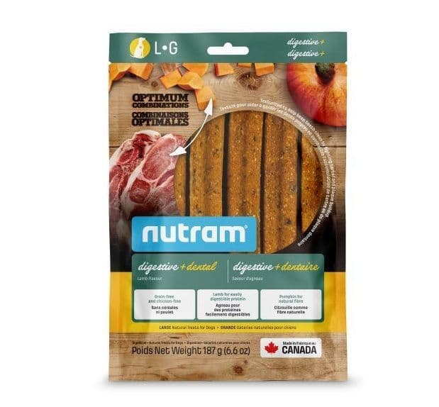 Nutram Dog Optimum Combinations Dental Treats Digestive +