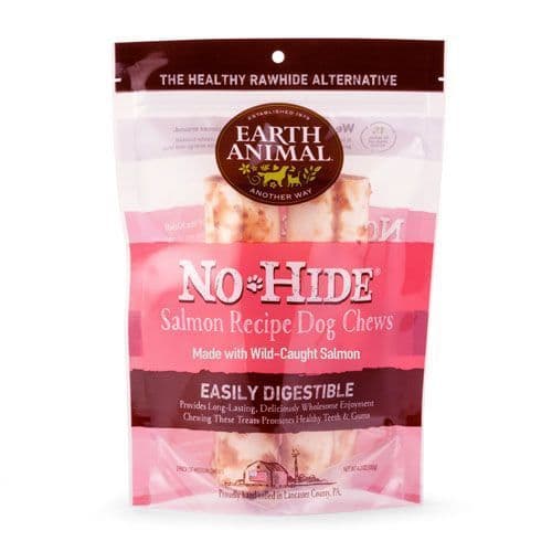 Earth Anima No-Hide Salmon Recipe Medium (2 Pack) Dog Chew
