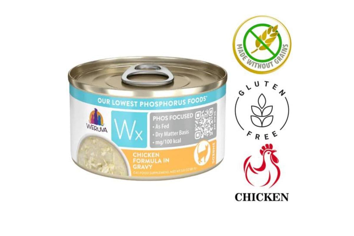 Weruva - Wx Phos Focused Chicken In Gravy Wet Cat Food (3 oz)