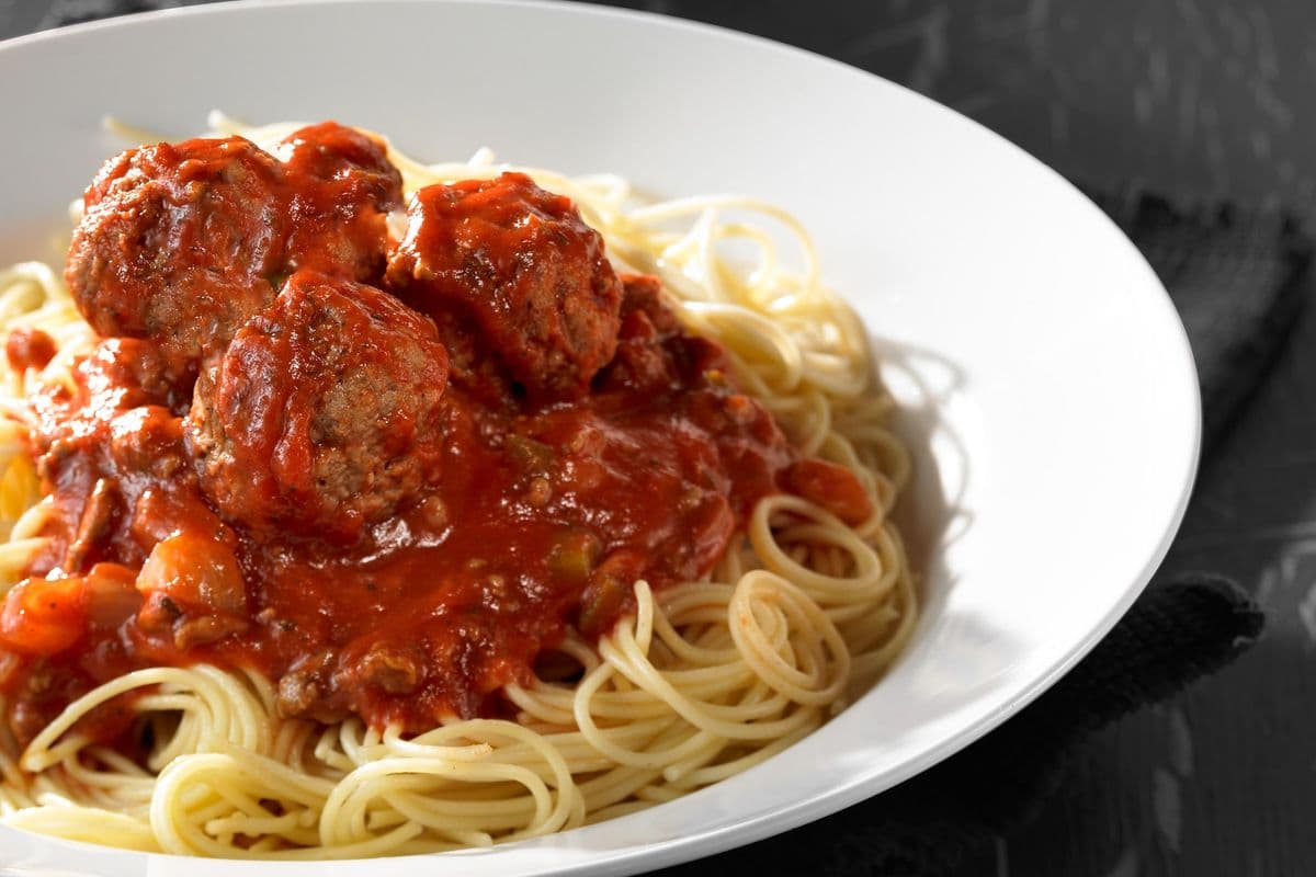 Spaghetti with Italian Meatballs