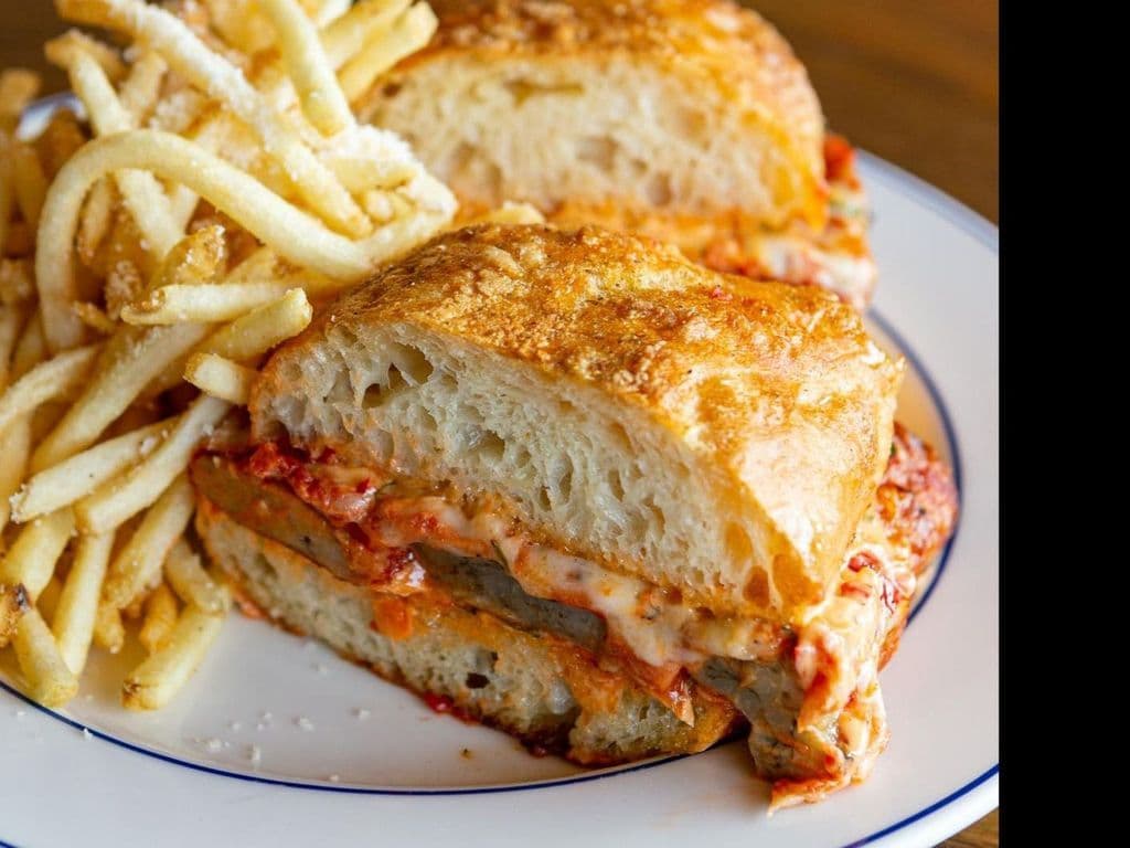Sandwich Eggplant Parmigiana