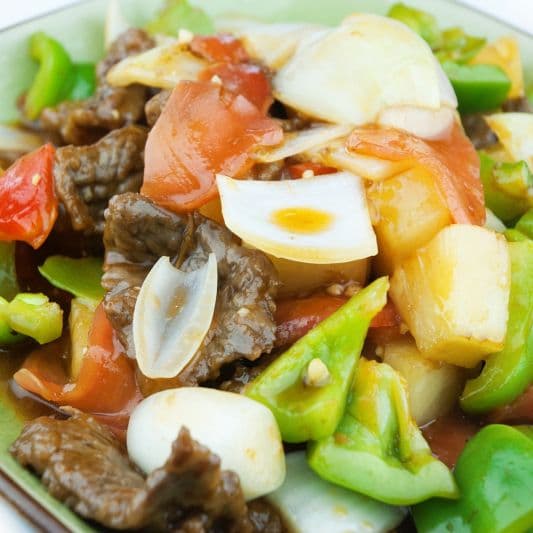 106. Beef with Pineapple and Ginger
