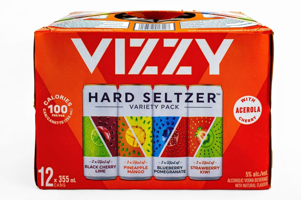 Vizzy Seltzer Variety Pack (12 x 355 ml cans)