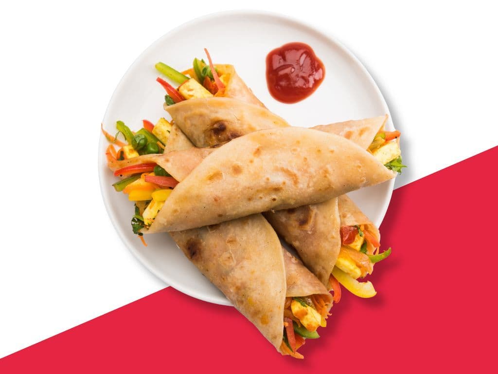Barbecue Paneer Frankie