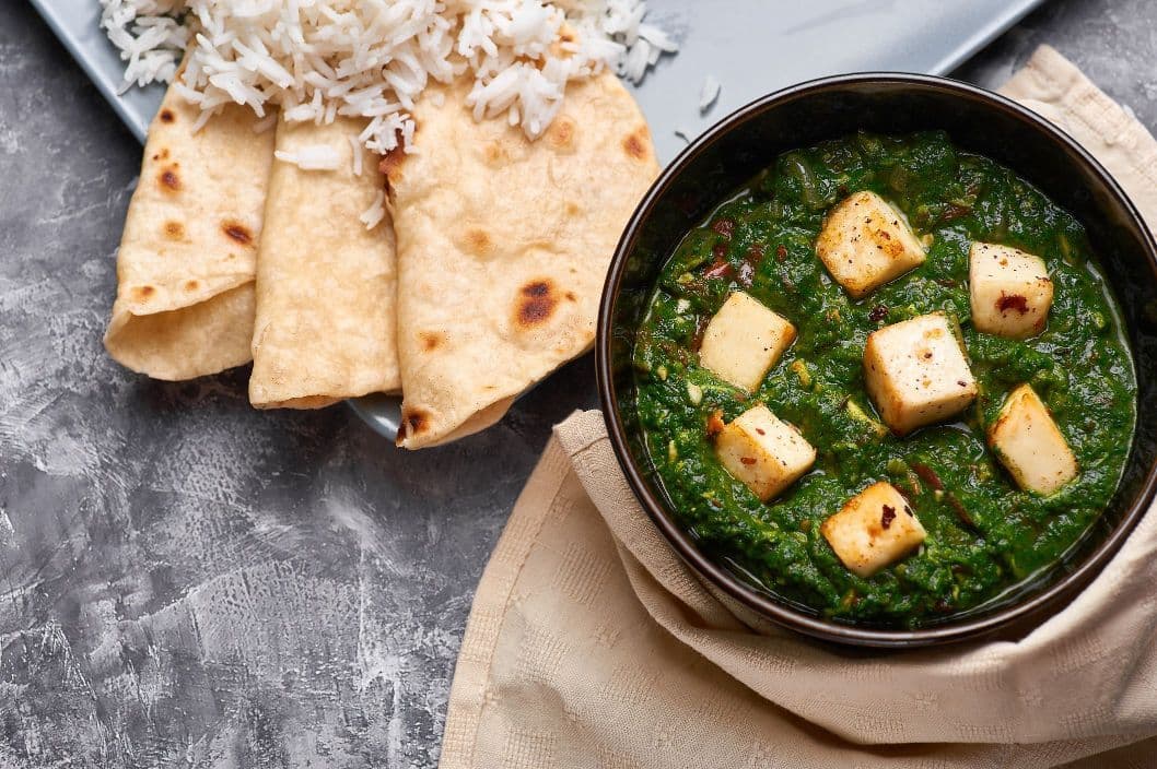Saag Paneer Roti