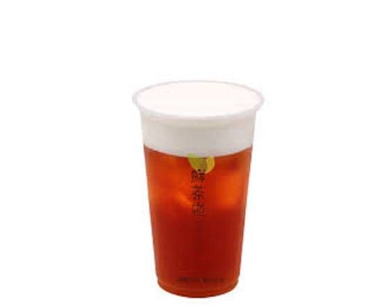 Black Tea with Salted Milk Foam
