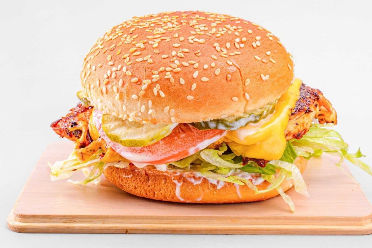 Spicy Grilled Chicken Burger Combo