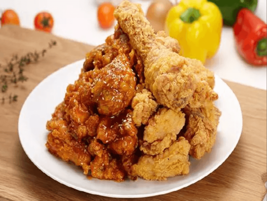 Moitié-moitié poulet / Half & Half Chicken