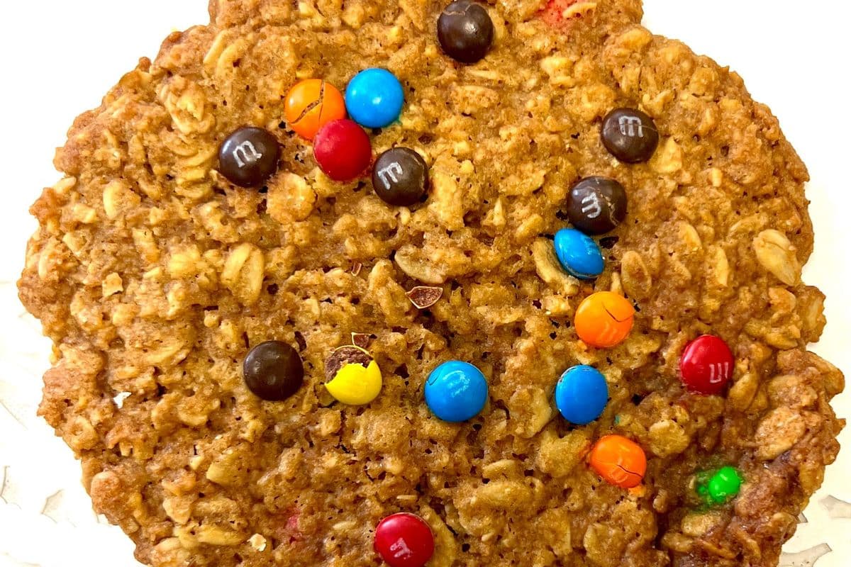 M & M Oatmeal Chocolate Chip Cookie