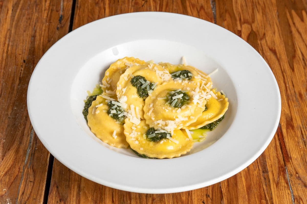 Stuffed Ravioli Medallions