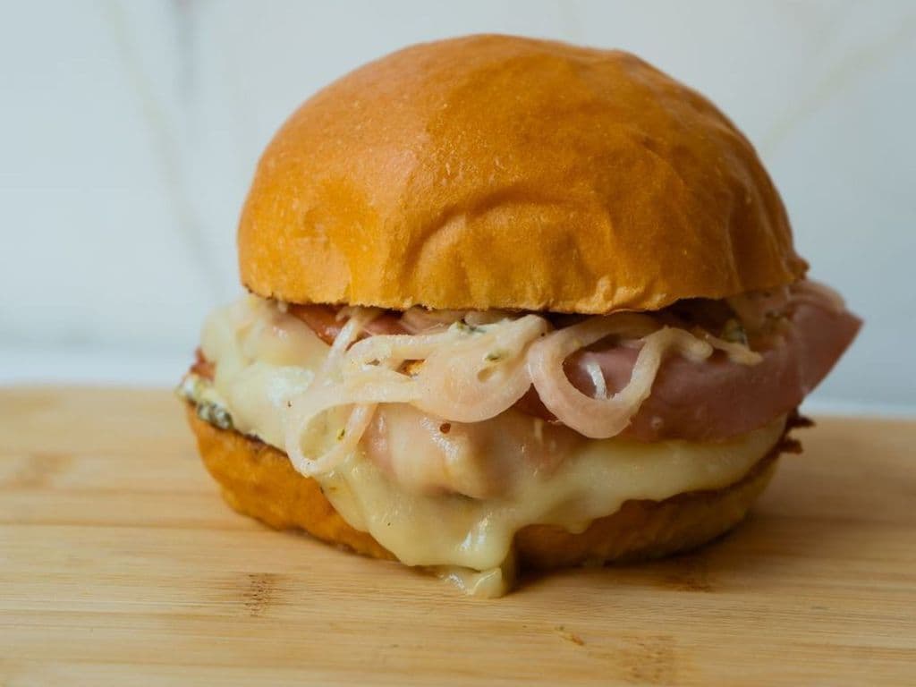 Fried Mortadella Sandwich