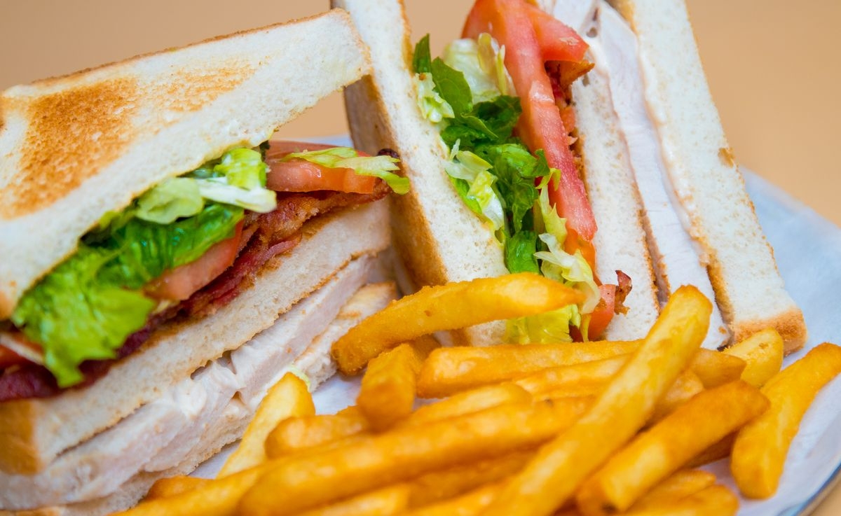 Club House Sandwich with Fries