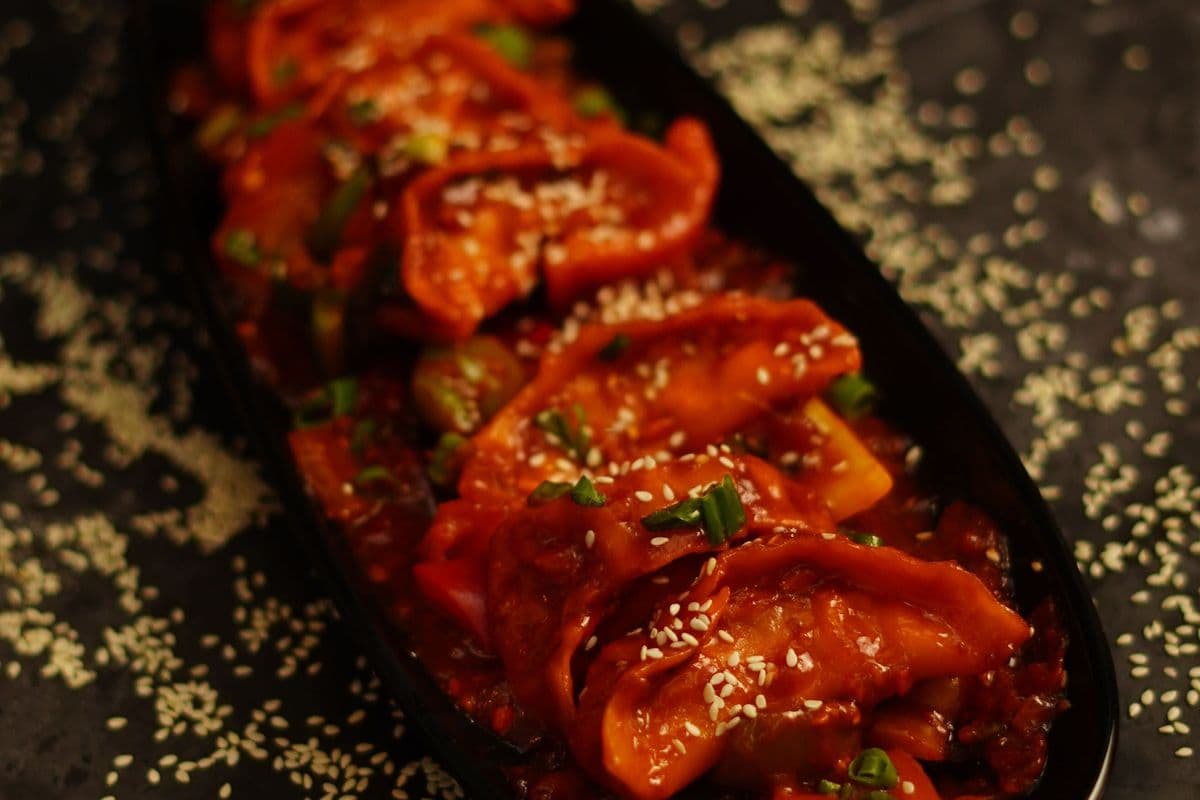 Chilly Garlic Momos