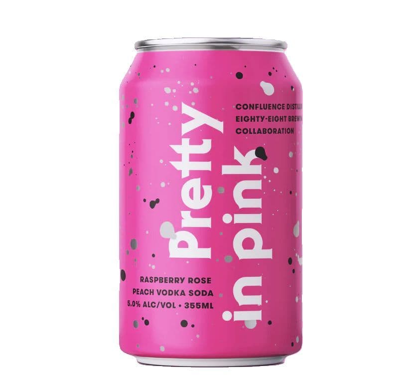 Pretty in Pink Vodka Soda 355ml 5.0% abv