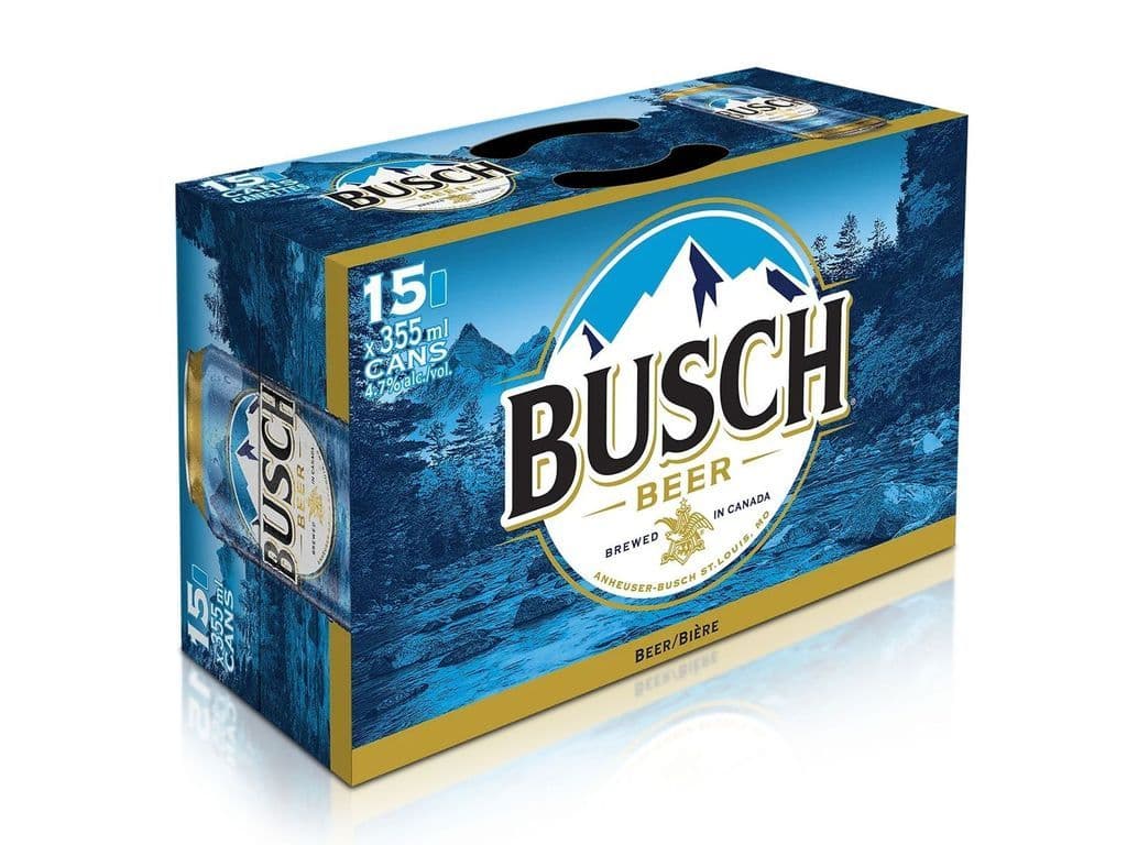Busch Beer Cans (355 ml x 15 ct)