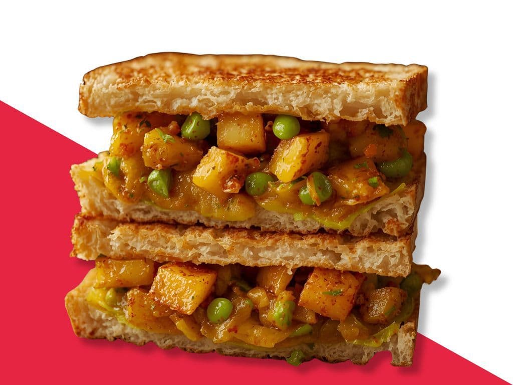 Aloo Matar Sandwich (4 Pcs)