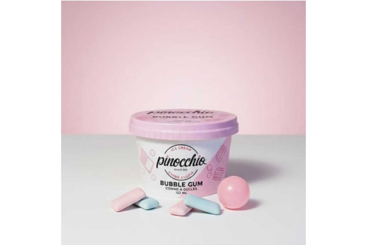 Pinocchio Ice Cream Bubblegum (125mL)