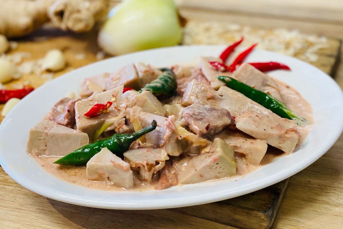 Ginataang Langka (Mildly Spicy)