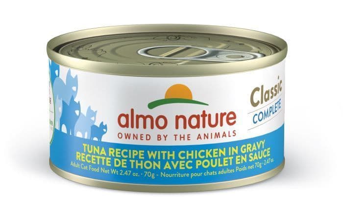 Almo Nature Classic Complete Cat Food - Tuna With Chicken Recipe In Gravy 70g