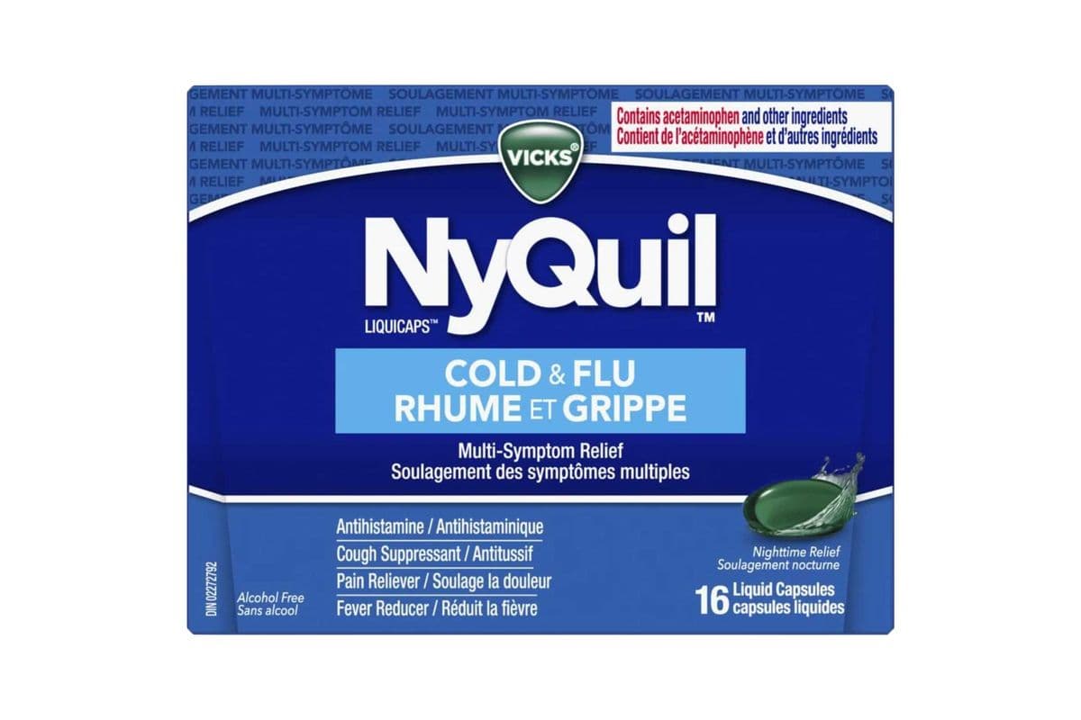 Vicks NyQuil Cold & Flu (16 Capsules)