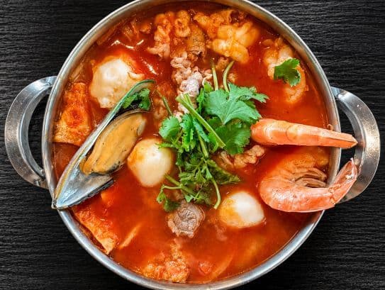 Double Meat Combo I05 Tomato Hotpot I05 蕃茄火鍋 雙肉套餐