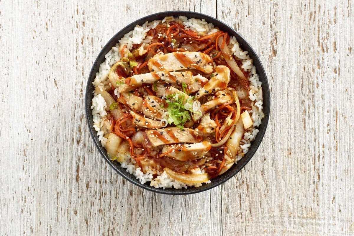 Grilled Chicken Donburi Bowl