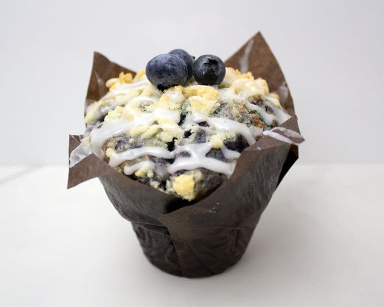 Blueberry Muffin with Citrus Glaze