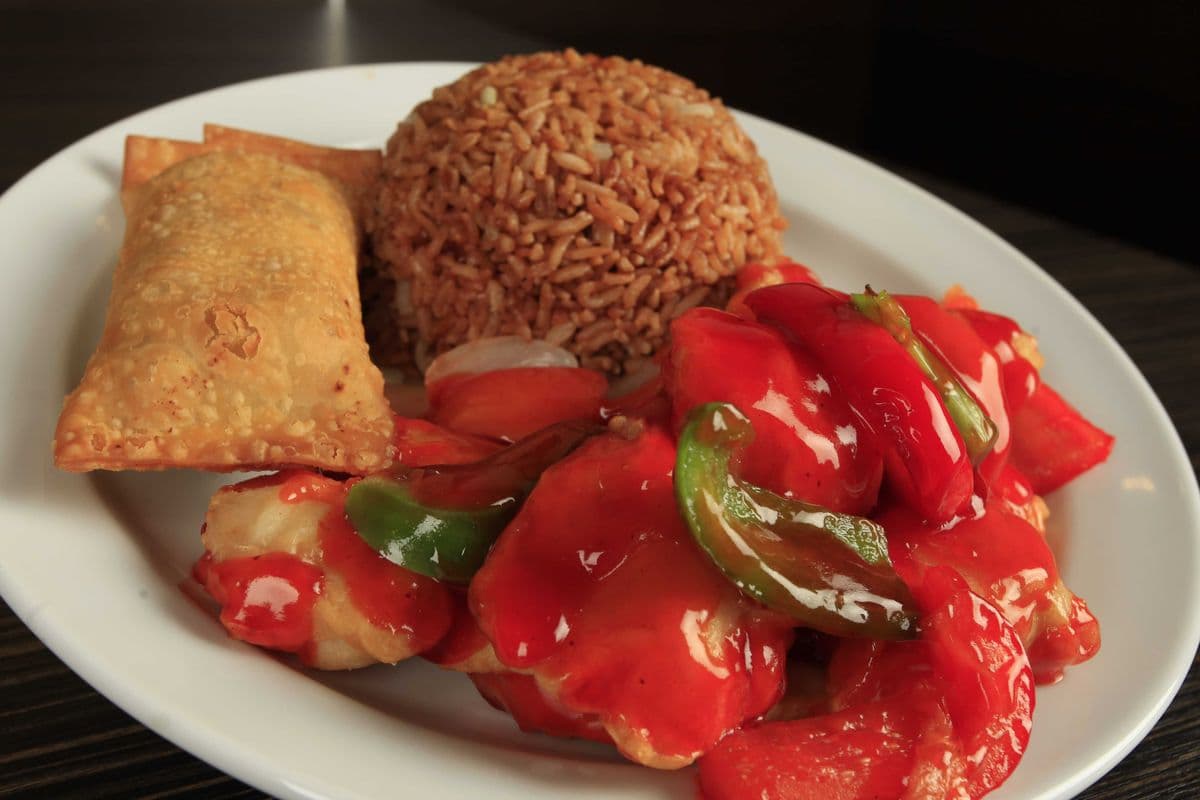 Combination Sweet and Sour Chicken HK Style