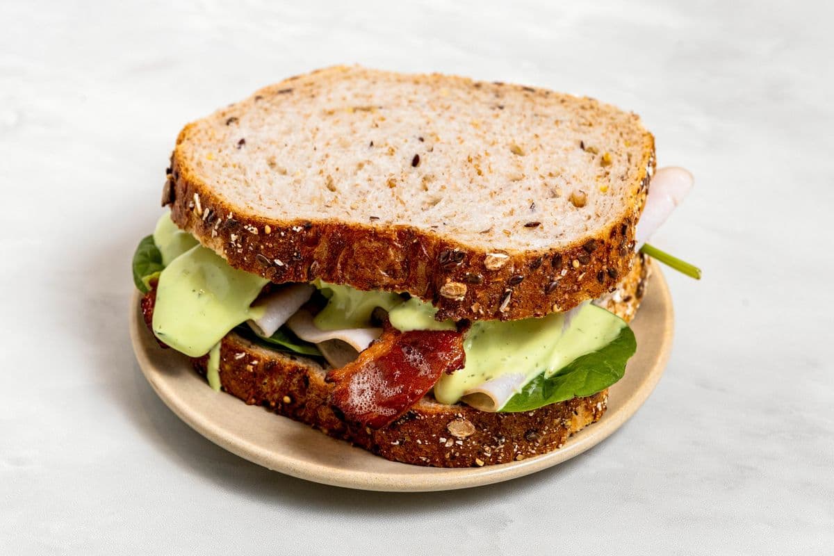 Turkey Bacon Avocado Sandwich