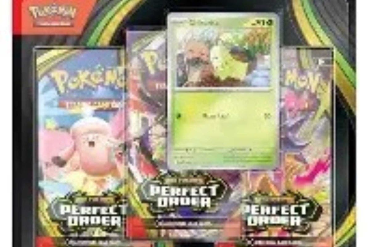 Pokemon 3 pack booster blister Perfect Order Anglais