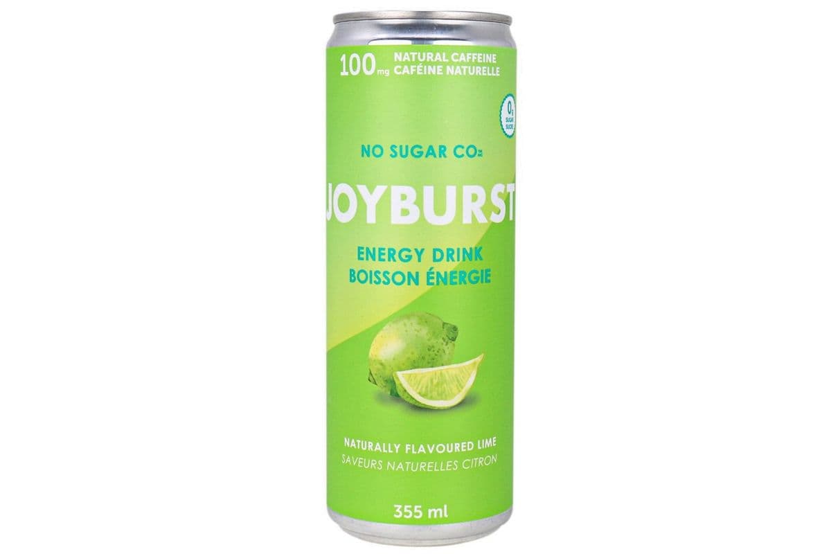 No Sugar Joyburst Energy Drink Lime (355 ml)
