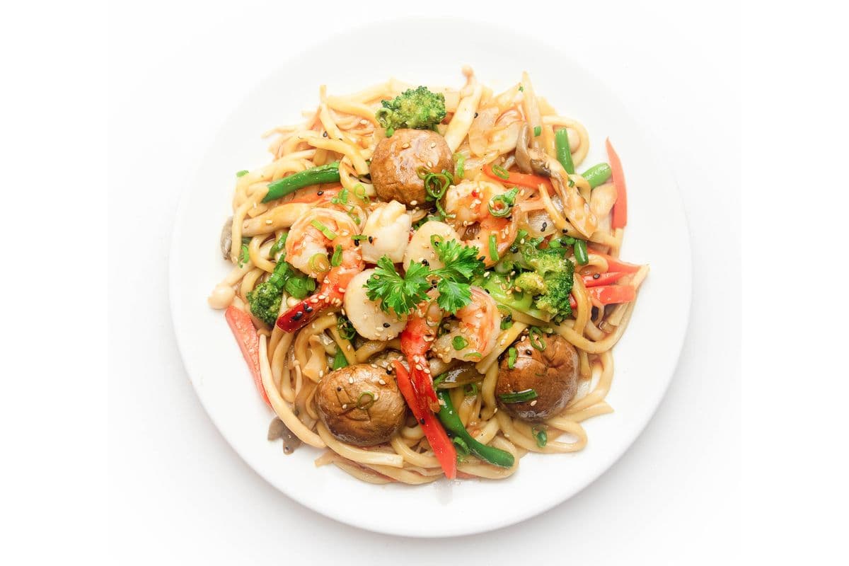 FU1. Seafood Fried Udon