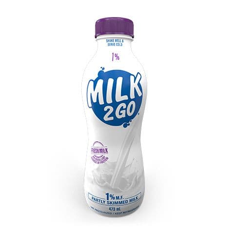 Milk 2 Go 1% 473ml