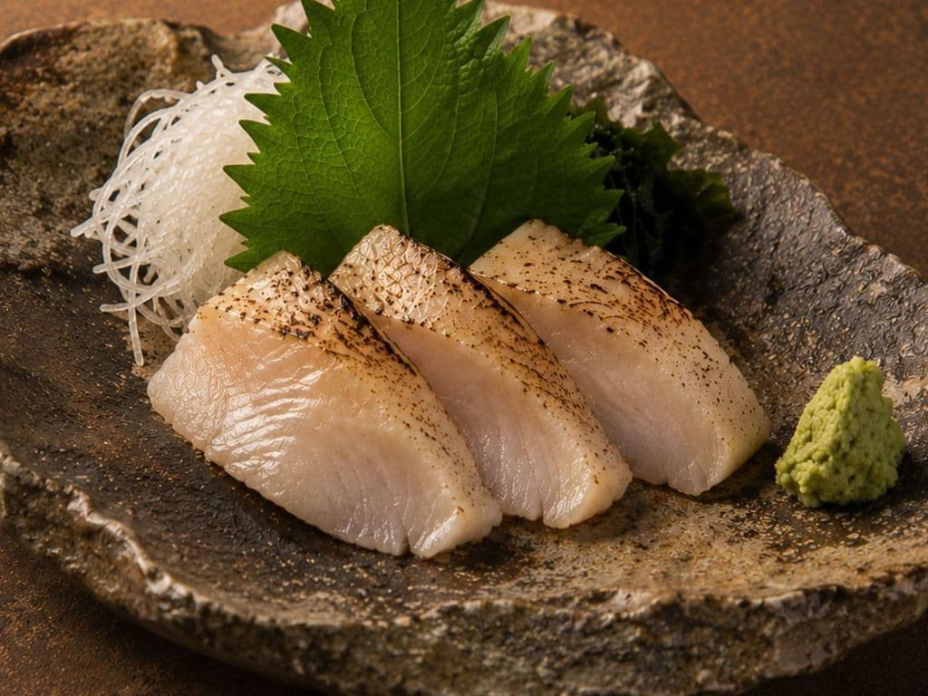 Torch Seared Sablefish Sashimi (Black Cod) 3pc