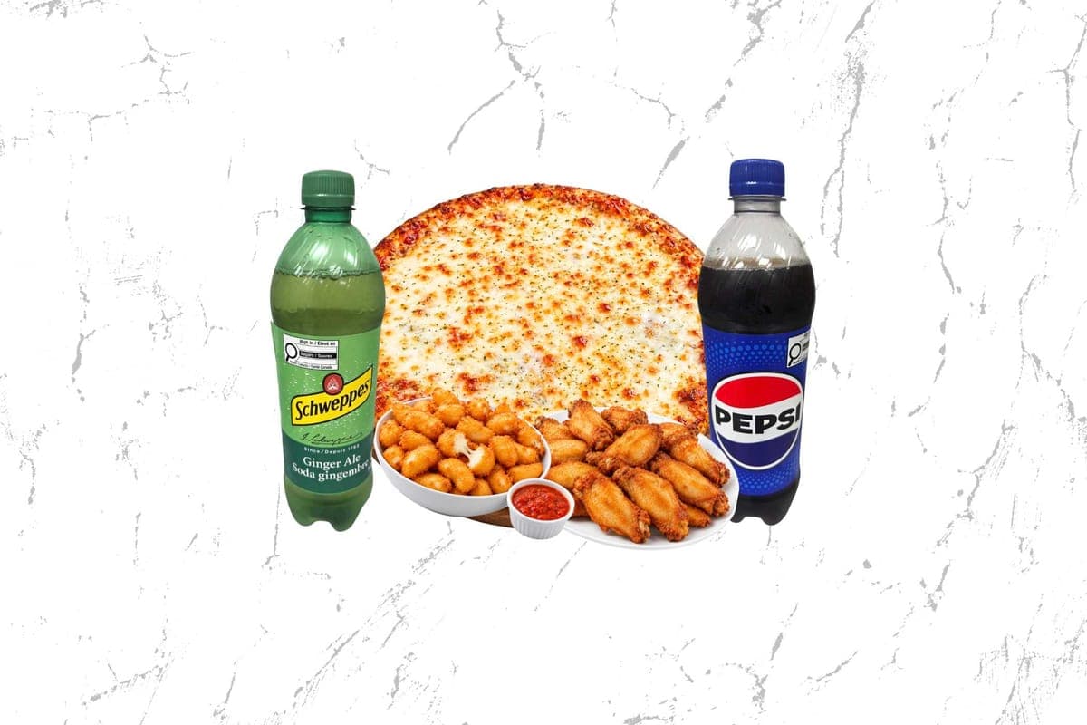 Perfect Combo Deal w/ Pop Curd /Wings Medium