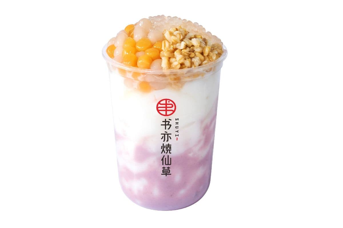 Happy Taro Milk Tea 芋泥全家福 (500ml)