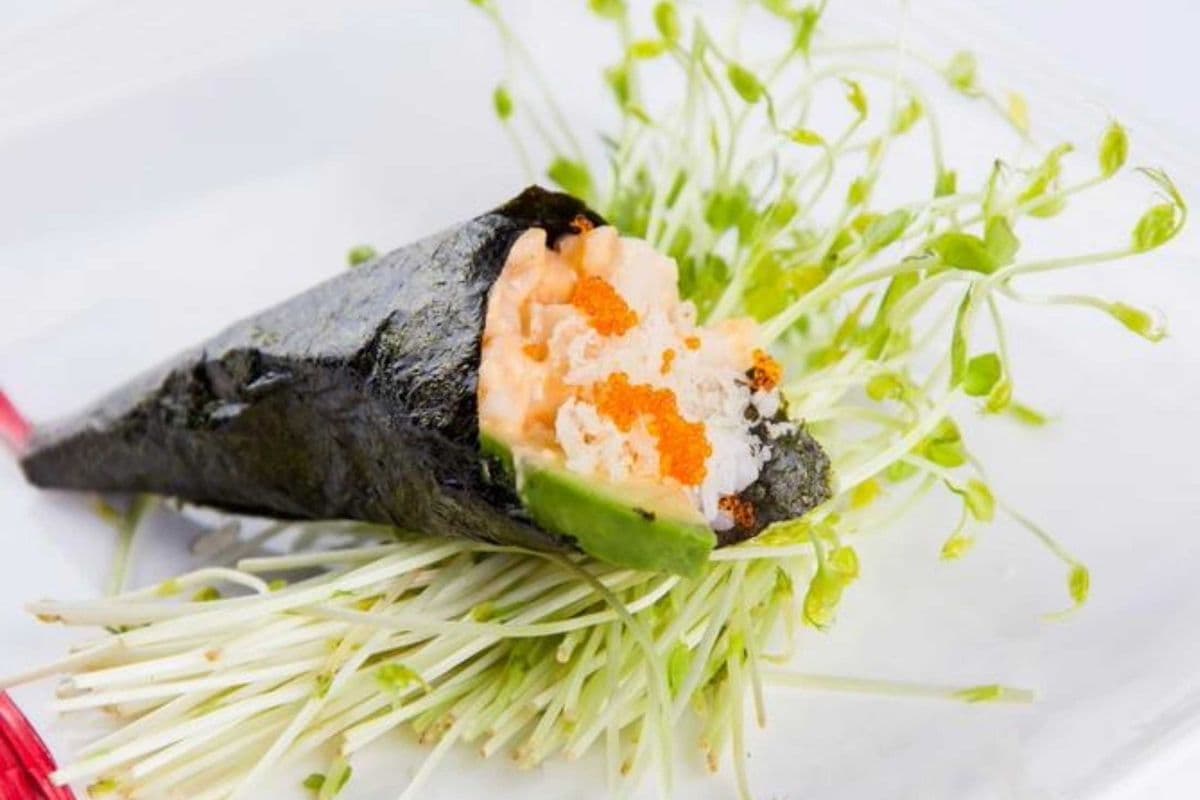 Spicy Butterfish Temaki Hand Roll