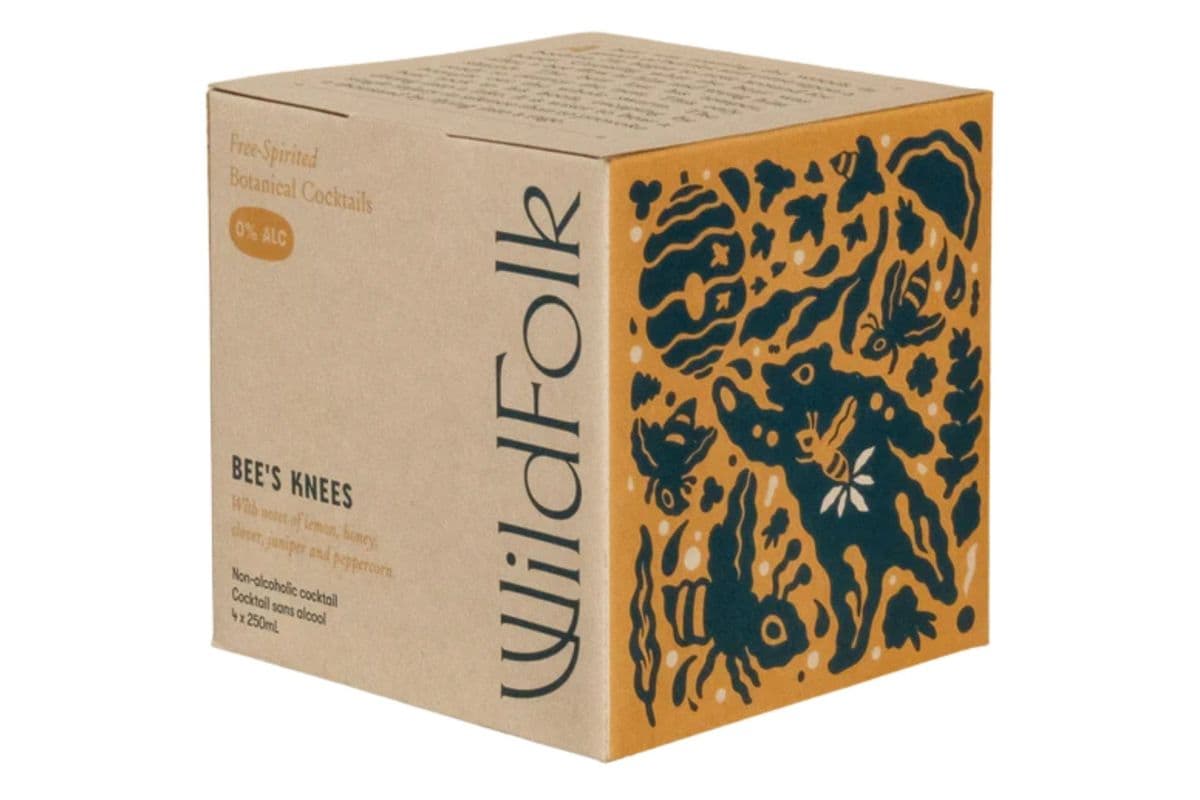 WILD FOLK BEE'S KNEES 4/250ML