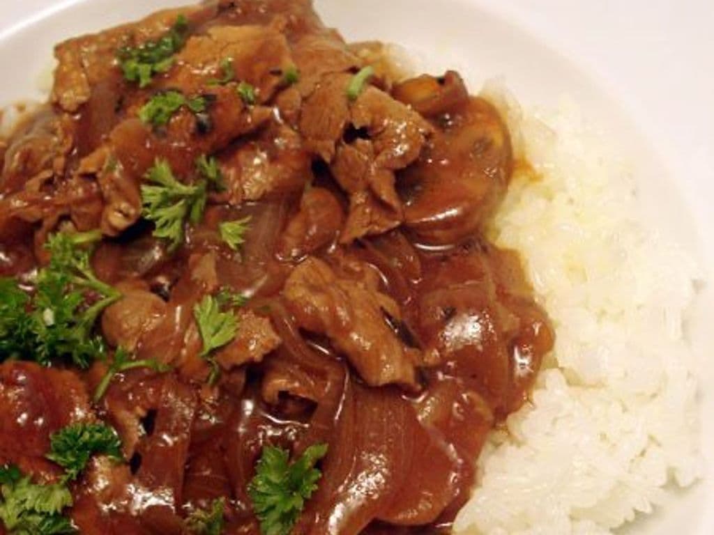 Cumin Beef Ball on Rice 孜然牛丸飯