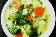 39. Pork Wonton Soup with Vegetables