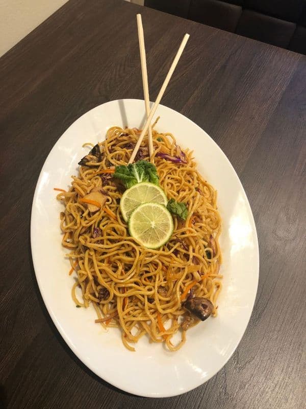 Vegetable Hakka Noodles